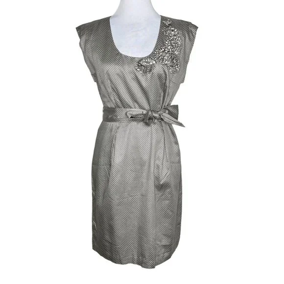 ann taylor loft grey dress Ann Taylor Loft Gray Dress size 6 TCC